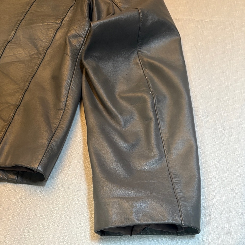 Wilsons Leather Men's Gray Jacket Size 42 - Picture 10 of 12